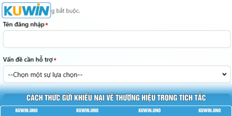 Cách thức gửi khiếu nại về thương hiệu trong tích tắc