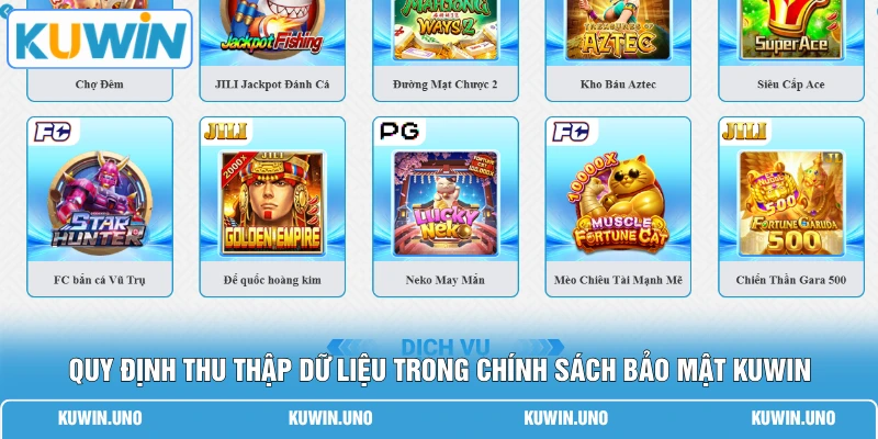 Chính Sách Bảo Mật KUWIN 2 Quy định thu thập dữ liệu trong chính sách bảo mật KUWIN